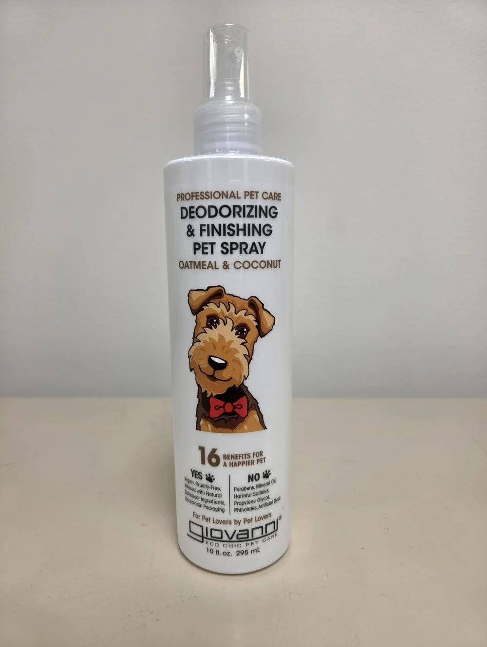 GIOVANNI Deodorizing & Finishing Pet Spray - Oatmeal & Coconut - NEW